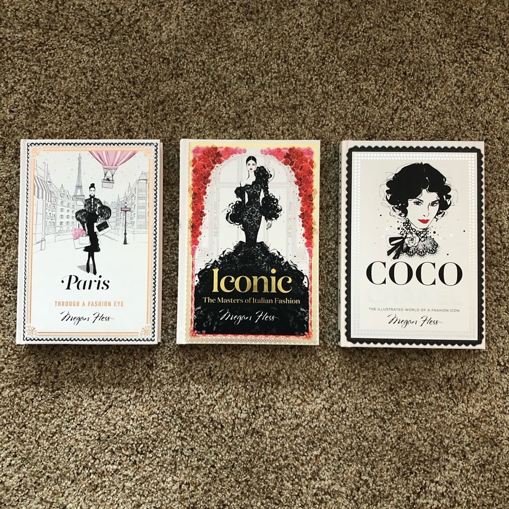 Megan Hess Decorative Fashion Book Set - coffee table books
